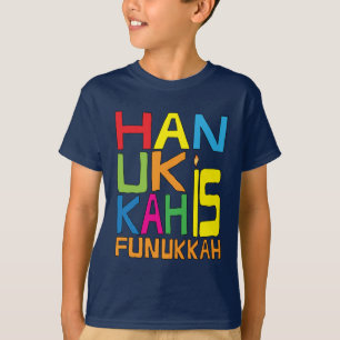 T-shirt Hanoukka est Chemise Funukkah / Chemise couleur fo
