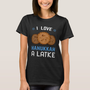 T-shirt Hanoukka Jewish Festival Latke Potato Pancake Food