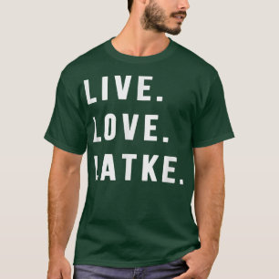 T-shirt Hanoukka Latke Party Live Love Latkes Menor juif