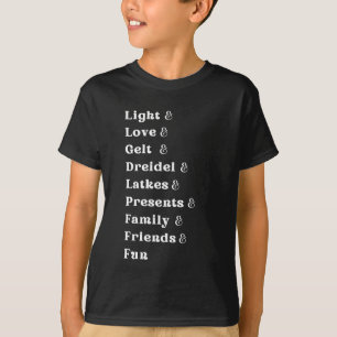T-shirt Hanoukka List