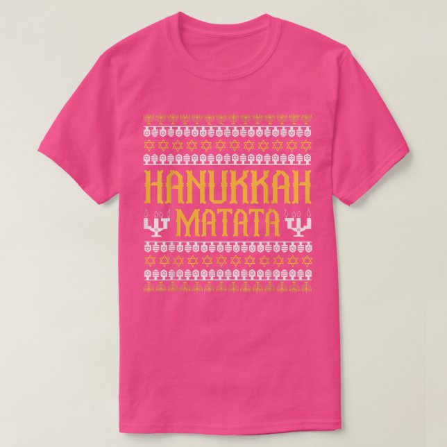 T-shirt Hanoukka Matata (Design devant)