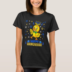 T-shirt Hanoukka Menorah Canard Funny Chanukah cadeau juif