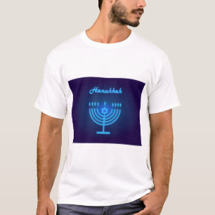 T-shirt Hanoukka Menorah éclaire la décoration du Festival