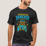 T-shirt Hanoukka Menorah Gamer Jeux Vidéo Chanukah Jewis<br><div class="desc">Jeux Vidéo Hanoukka Menorah Gamer Chanukah Juif.</div>