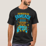 T-shirt Hanoukka Menorah Gamer Jeux Vidéo Chanukah Jewis<br><div class="desc">Jeux Vidéo Hanoukka Menorah Gamer Chanukah Juif.</div>