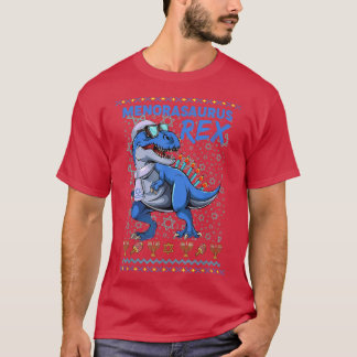 T-shirt Hanoukka TRe Menorasaurus Re Dinosaur Funny Menora