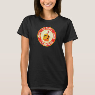 T-shirt Hanoukka Vintage Dreidel Champion de la fête juive