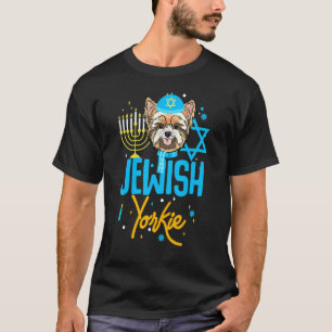 T-shirt Hanoukka Yorkie juive Yorkshire vilain Sweater Chr