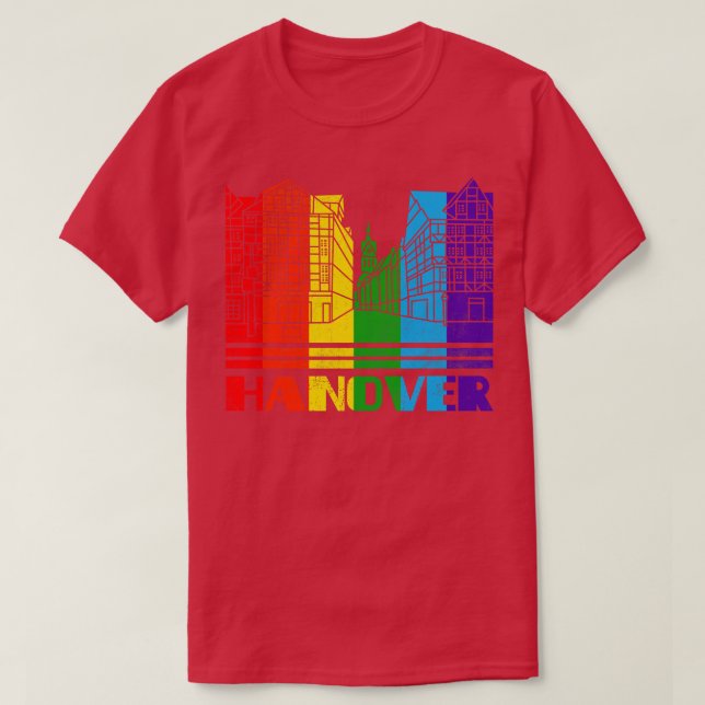 T-shirt Hanover Pride Hanover LGBT Don LGBTQ Supporter T (Design devant)
