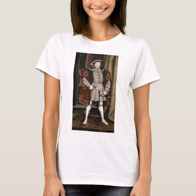 T-shirt Hans Holbein le roi le plus jeune Henri VIII (Devant)