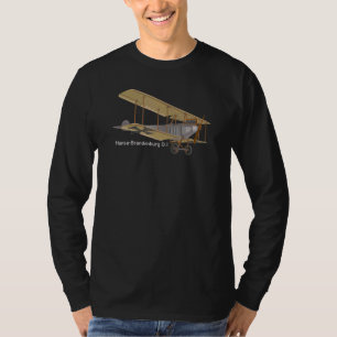 T-shirt Hansa Brandenburg Di German Ww1 Fighter Biplane Di