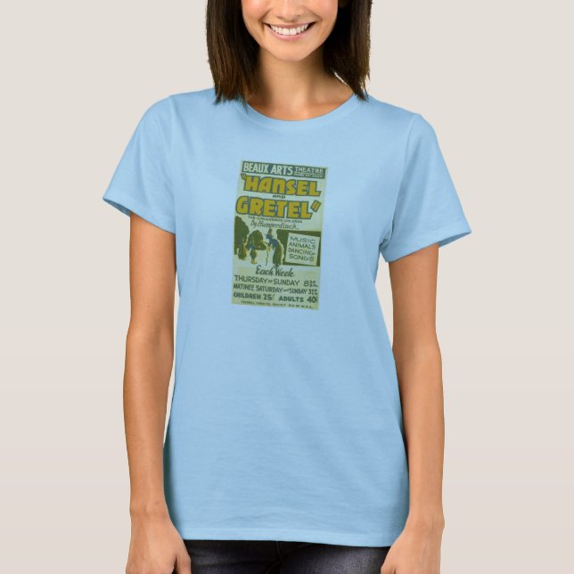T-shirt Hansel et Gretel - opéra par Engelbert Humperdinck (Devant)