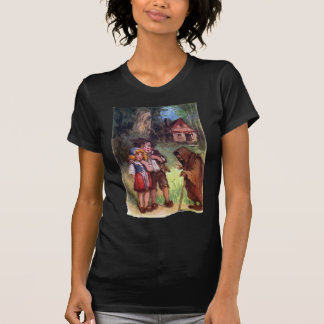 T-shirt Hansel et Gretel rencontrent la sorcière