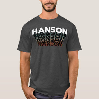 T-shirt Hanson Funny Retro Vintage Sunset Hanson 80s 90s b