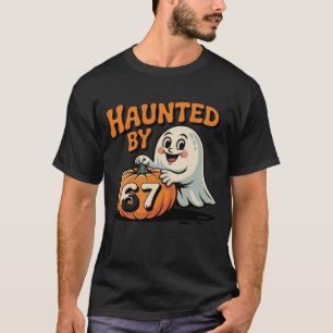 T-shirt Hanté par 67 conception de fantôme vintage Hallowe