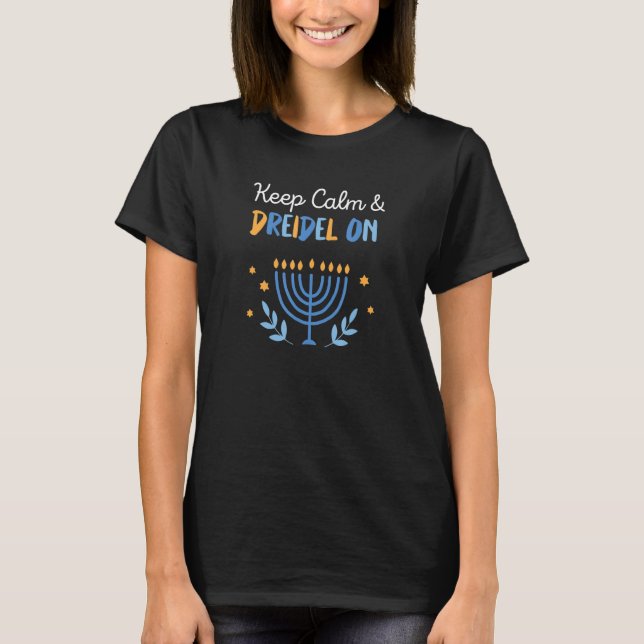 T-shirt Hanukkah Dreidel  Chanukah Jewish Matching Family (Devant)