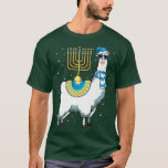 T-shirt Hanukkah Llama Chanukah Menorah Cute Happy Adorabl<br><div class="desc">Hanukkah Llama Chanukah Menorah Cute Happy Adorable Alpaca  .</div>