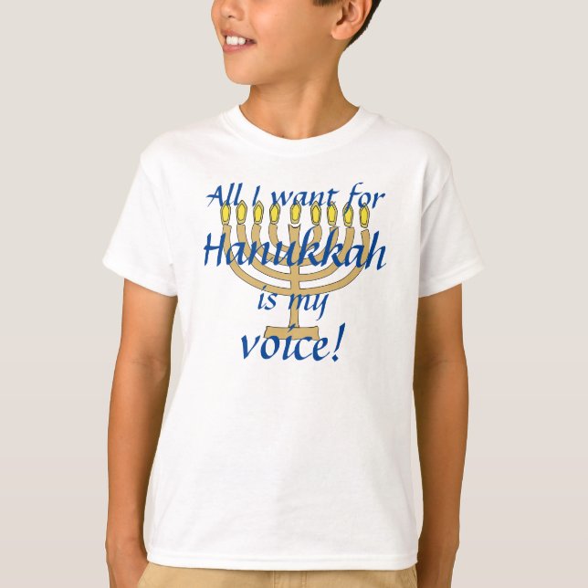 T-Shirt Hanukkah Mutisme Sélectif (Devant)