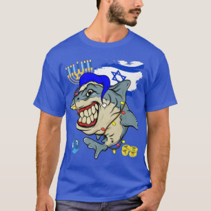 T-shirt Hanukkah Shark Jewish Holiday