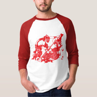 T-SHIRT HANUMAN - COMBAT DES DIEUX BOUDDHISTES ET INDOUS
