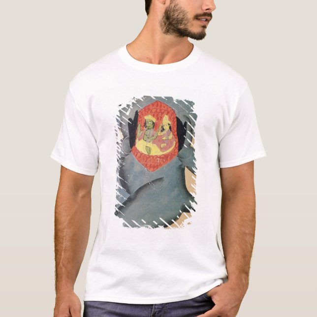 T-shirt Hanuman indiquant Rama et Sita (Devant)