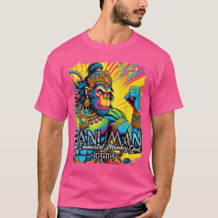 T-shirt Hanuman Mythologie hindoue Dieu singe Spiritualité