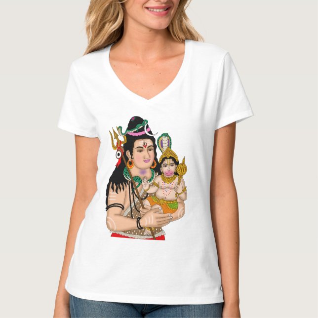 T-Shirt Hanuman & Shiva (Devant)