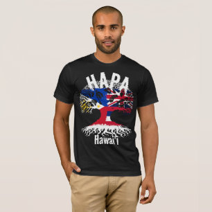 T-SHIRT HAPA PHILIPPINES RACINES HAWAII