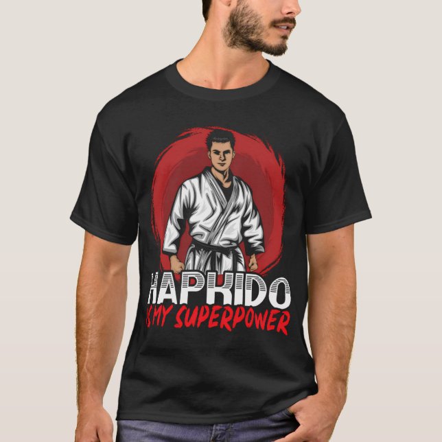 T-shirt Hapkido Martial Coréen Autodéfense (Devant)