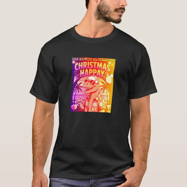 T-shirt happay Christmas Joy: The feeling of happiness (Devant)
