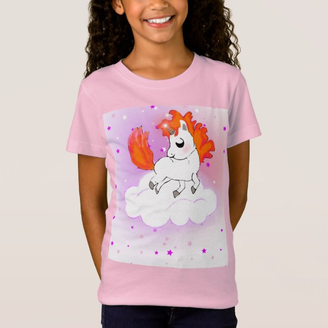 T-Shirt Happiness magic unicorn (Devant)