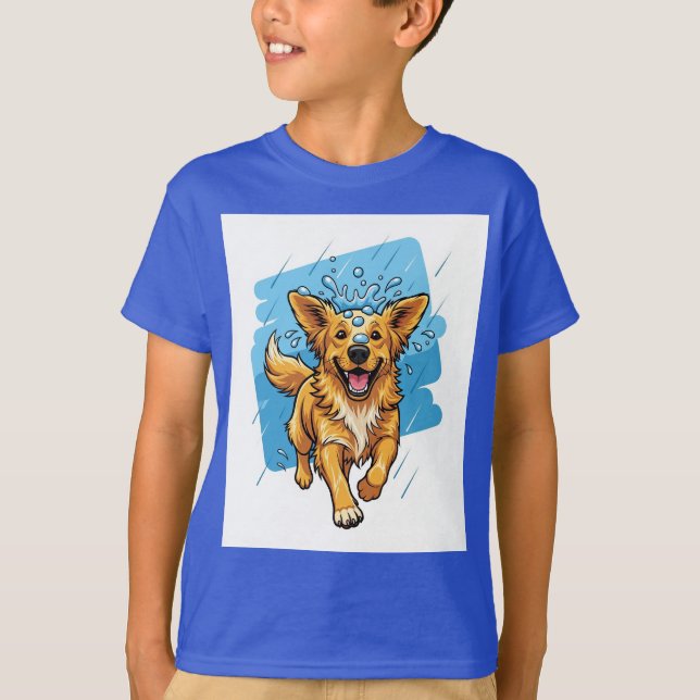 T-shirt Happiness Under the Rain (Devant)