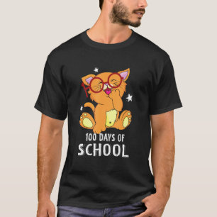 T-shirt Happy 100th Day Of School 100 Days Of School Cute