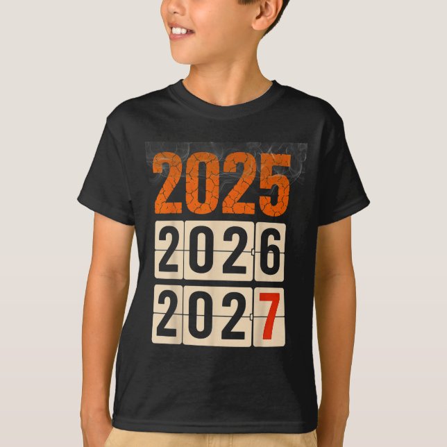 T-shirt Happy 2026 2027 New Year Funny 67 Meme Six Seven M (Devant)