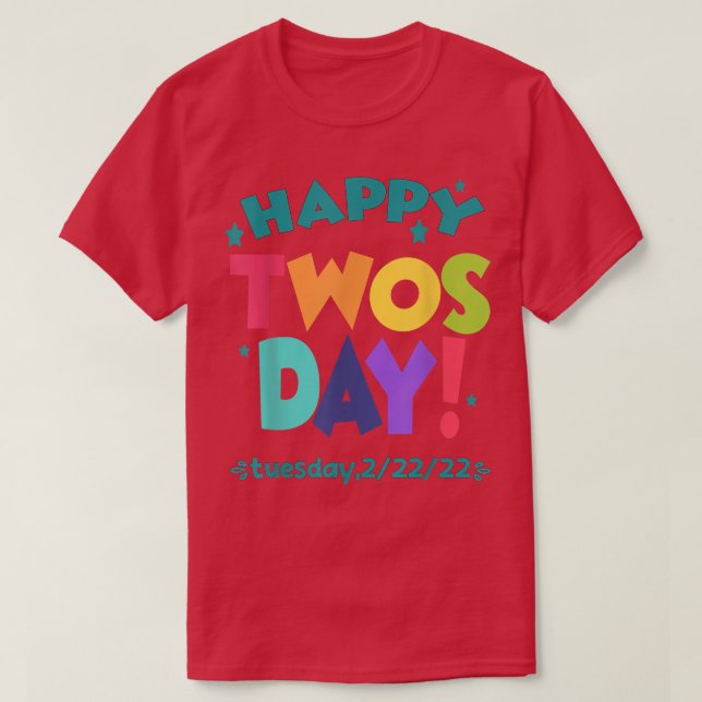 T-shirt Happy 22222  (Design devant)