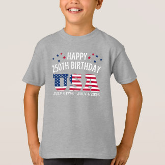 T-shirt Happy 250th birthday USA