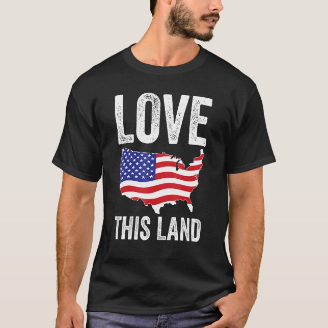 T-shirt Happy 4th Of July US Flag Patriotic American 1 (Devant)