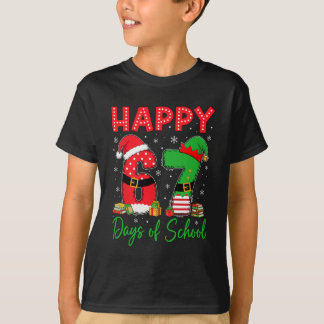 T-shirt Happy 67 Days Of School Six Seven 67 Christmas San