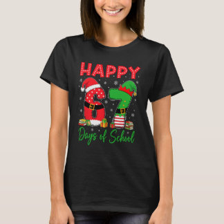 T-shirt Happy 67 Days Of School Six Seven 67 Christmas San