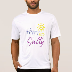 T-shirt Happy and Salty Summer Design