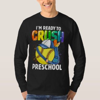 T-shirt Happy Back To School I'm Ready To Crush Preschool