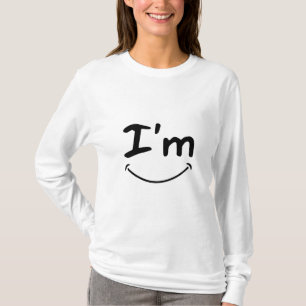 T-shirt Happy Beautiful chemise de haute qualité pour femm