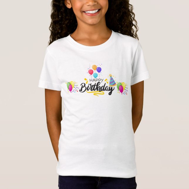 T-Shirt Happy Birthday Design Article-02 (Devant)