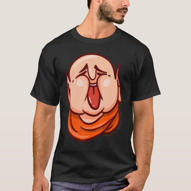 T-shirt Happy Buddha Loving Kindness Metta Blessing Prayer (Devant)