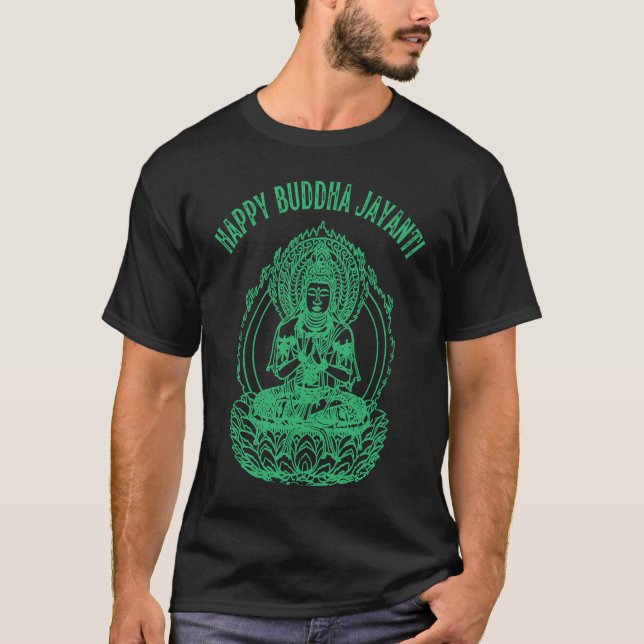 T-shirt Happy Buddha Vesak Day Jayanti Buddhist (Devant)