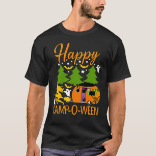 T-shirt Happy Camp O Ween Halloween Camping Camper