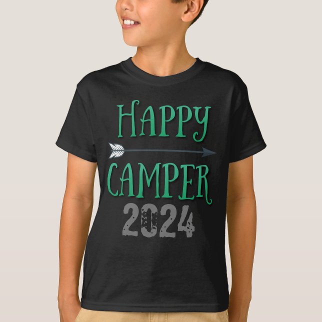 T-shirt Happy Camper (Devant)
