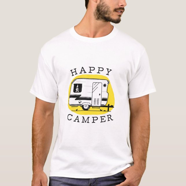 T-shirt Happy Camper (Devant)