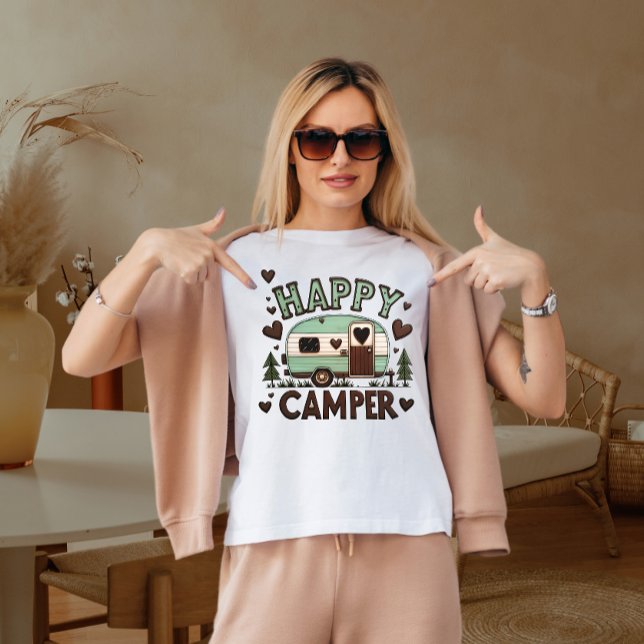 T-shirt Happy camper (Créateur téléchargé)