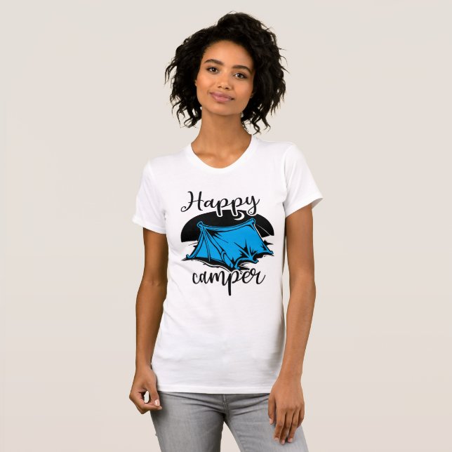 T-shirt Happy Camper (Devant entier)